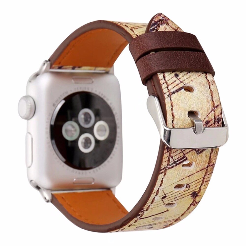 Genuine Leather strap for apple watch band 44mm 40mm 42mm 38mm Accessories watchband belt bracelet Iwatch series 3 4 5 se 6 band