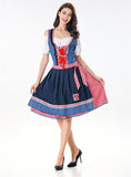 Germany Tradition Women Beer Girl Costume Octoberfest Bavarian Dirndl Maid Peasant Skirt Dress Party Female Oktoberfest Dress