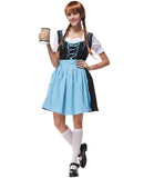 Halloween Carnaval German Wench Dirndl Costumes Sexy Oktoberfest Maid Uniforms Beer Girl Fancy Dress
