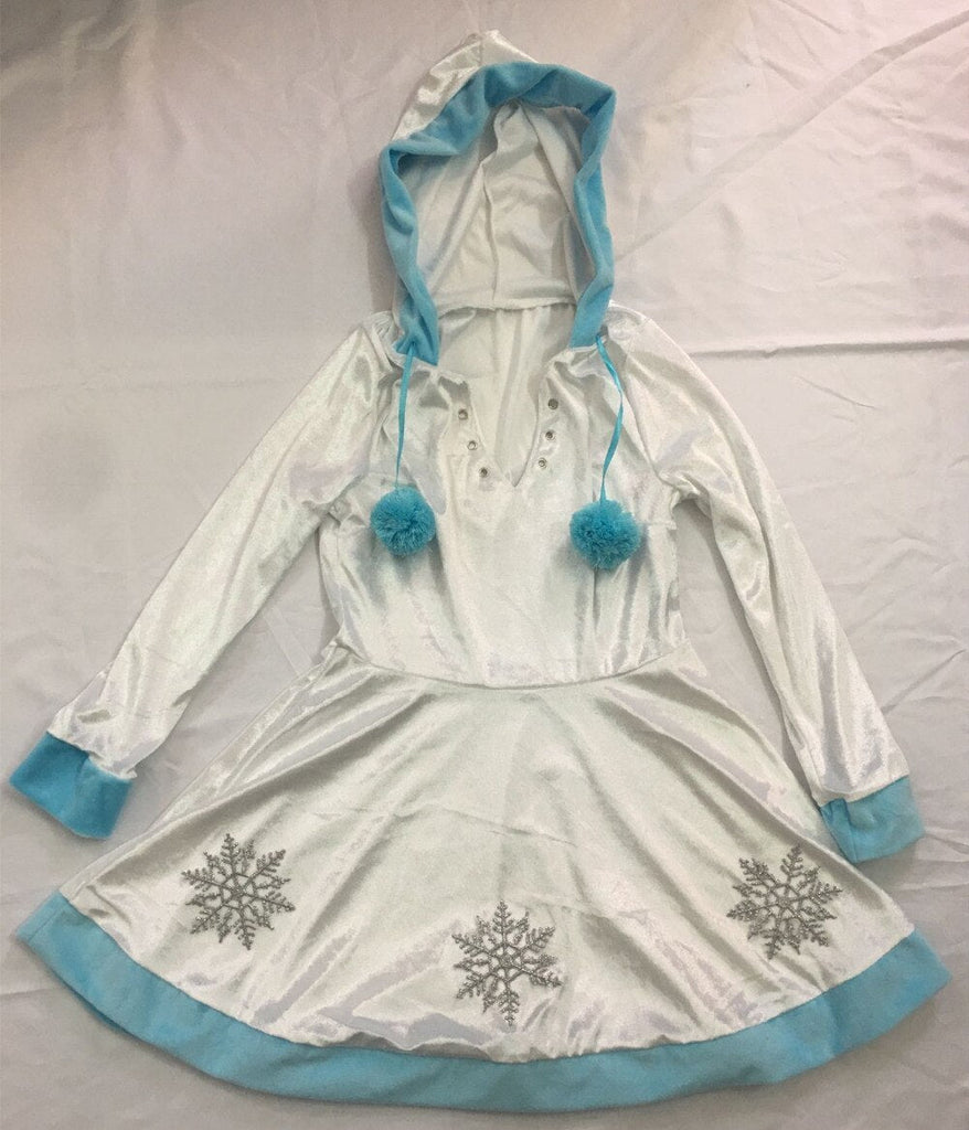 Deluxe Blue Christmas Tree Costumes Christmas Party Dress Santa Claus Costumes Women Sexy Dreamy Snow Maiden Xmas Dress