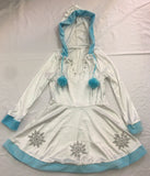 Deluxe Blue Christmas Tree Costumes Christmas Party Dress Santa Claus Costumes Women Sexy Dreamy Snow Maiden Xmas Dress