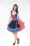 Germany Tradition Women Beer Girl Costume Octoberfest Bavarian Dirndl Maid Peasant Skirt Dress Party Female Oktoberfest Dress