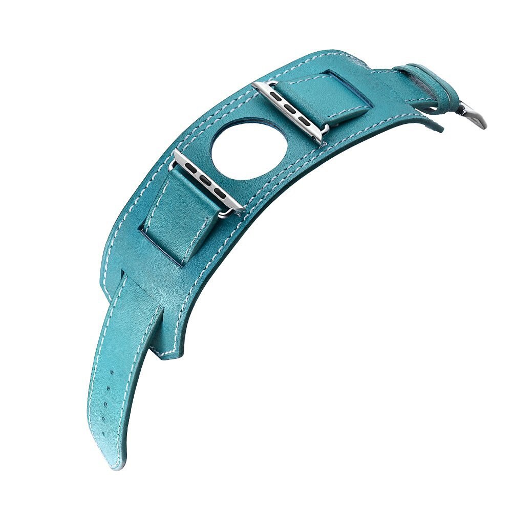 Genuine leather Cuff Bracelet strap for apple watch hermes 4 44mm 40mm iwatch band 4 Wrist watchband metal classic buckle