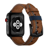 Leather strap for Apple watch band 44mm 40mm 45mm 41mm 42mm/38mm Genuine Leather watchband bracelet iWatch series 5 4 3 se 6 7