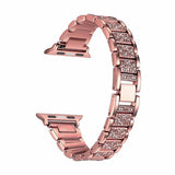 Bling strap for Apple Watch band 40mm 44mm 38mm 42mm Lady belt correas Stainless Steel bracelet iWatch series 3 4 5 se 6 band
