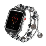 Metal Diamond Case+ band For Apple Watch Series 4 3 2 1 Bracelet Women Replacement watch strap for iWatch 38mm 42mm 40mm 44mm