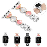 Diamond Band Strap For Apple Watch Iwatch 4 3 2 1 Band 42mm 44mm Stainless Steel Replace Strap For Band 38 40mm Woman Bracelet