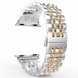 Stainless Steel watch strap For Apple Watch 42mm 38mm 40mm 44mm Metal Replacement band bracelet For iWatch Series 5 4 3 2 1