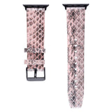 Snake Skin Leather Watch Band For Apple Watch 4 3 2 1 loop Bracelet Strap For iwatch 44mm 40mm 38mm 42mm Watchband Accessories
