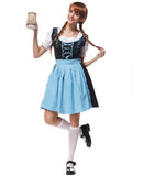 Halloween Carnaval German Wench Dirndl Costumes Sexy Oktoberfest Maid Uniforms Beer Girl Fancy Dress