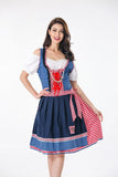 Fashion Oktoberfest Costume German Bavarian Fancy Dress Up Dirndl Lederhosen Beer Girl Maid Costume