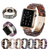 Resin strap for apple watch band 42mm 38mm 40mm 44mm correa pulseira watch band for iwatch Bracelet series 5 4 3 2 1 watchband