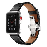 Luxury Leather Strap for Apple watch 6 band 44mm 40mm iWatch series 3 4 5 se Italy Leather Bracelet Apple Watch Band 42mm 38mm