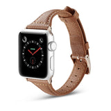 Genuine Leather strap For apple watch band series 5 4 3 2 1 wristband Bracelet For iwatch bands 44mm 40mm 38mm 42mm Accessories