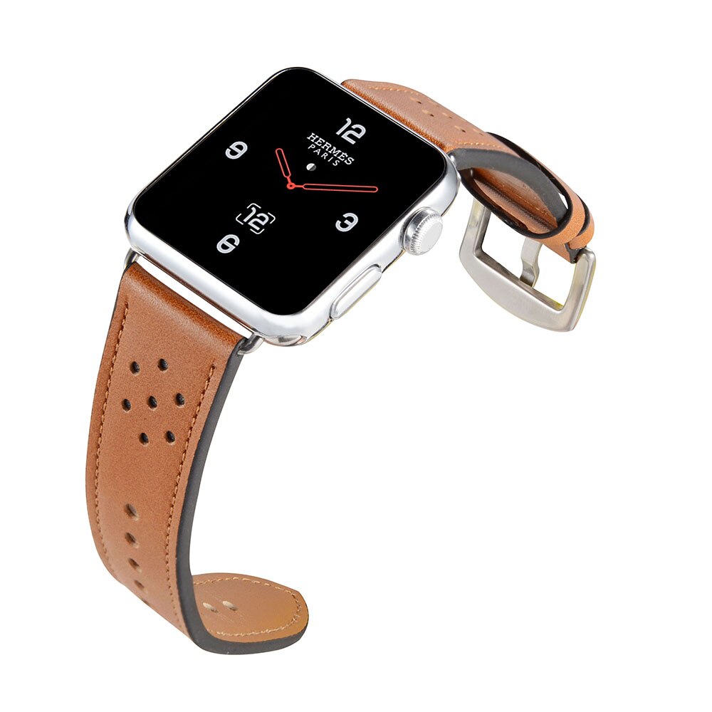 Retro luxury Leather Band For Apple watch 44mm 40mm wriststrap iwatch series 5 4 3 2 1 bracelet 42mm 38mm Watch Strap Watchband