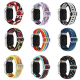 Nylon watch strap for Apple watch band 44mm 40mm 38mm 42mm adjustable nylon elastic strap For iwatch series 3 4 5 6 SE Bracelet