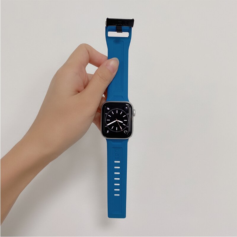 Soft Silicone Strap for Apple Watch Band 6 5 40mm 44mm Sports Bracelet for Iwatch Series SE 4 3 38mm 42mm Replaceable Watchbands