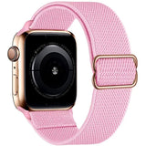Scrunchie Watch Band for Apple Watch 6 Band 40mm 44mm 38mm 42mm for Iwatch Series 5 4 3 SE Elastic Nylon Bracelet Adjustable