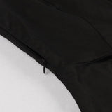 Women Single-Breasted Buttons Black Patchwork Vintage Rockabilly 50s Summer Sleeveless Cotton A-Line Dress