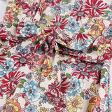 Women Floral Dress Short Sleeve Rockabilly Vintage Clothes Multicolor Elegant Tie Back Party Backless Belted Midi Dresses