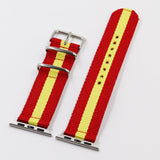 Nato Nylon Strap For iWatch 4 3 2 1 Watchband 42mm 44mm for Apple Watch Band 38mm 40mm For Russian flag stripes Wrist Bracelet