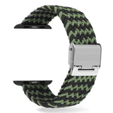 Adjustable elastic nylon Apple Watch Bands 44mm 40mm 38mm 42mm, iWatch Bands for Women Men, Adjustable Braided Solo Loop