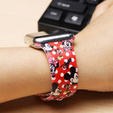Mickey Mouse Silicone Sports Band for Apple Watch Bracelet Watchband Strap