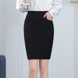 Elastic Summer Mini Black Women High Waist Bodycon Work Korean Elegant Skinny Corset Office Skirt