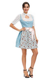 German Bavarian Oktoberfest Costume Ladies Beer Wench Waitress Serving Maid Costume Dirndl Dress