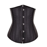 Plus Size Corset Waist Cincher Steel Boned Underbust Bustier Lace Up Corsets Plus Size Sexy Lingerie Body Shaper Slimming Belt