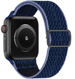 Nylon Strap for Apple watch band 44mm 40mm 38mm 42mm 44 mm Adjustable Elastic Sport solo Loop bracelet iWatch series 3 4 5 6 se