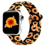 Double Side Printed Silicone Strap for Apple Watch Band 40mm 44mm 38mm 42mm Sport Wrist Bracelet for iwatch series 6 SE 5 4 3 2