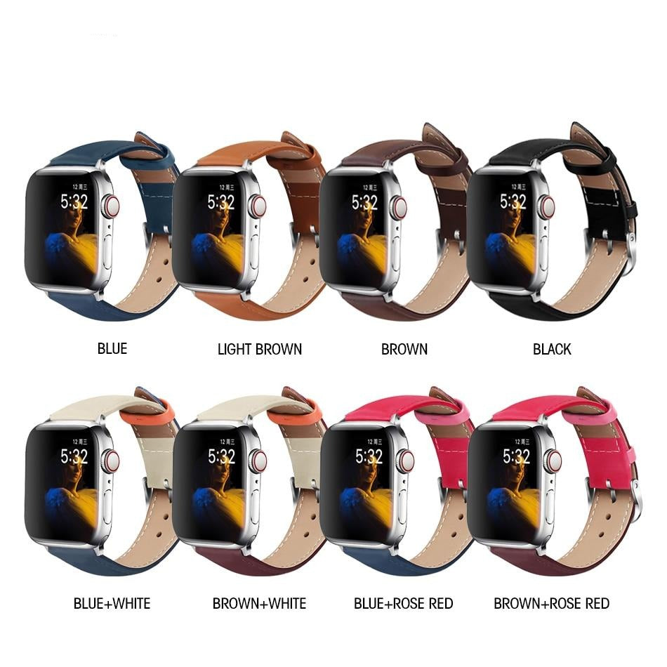 Leather loop for Apple Watch 6/SE/5/4/3/2/1 38mm 40mm Sports Watchband Bracelet Strap for iWatch SE/6 Apple Watch band 42mm 44mm
