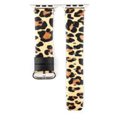 Leopard print leather watchband for apple watch band SE 6 5 40mm 44mm belt bracelet bands for iWatch Strap series 4 3 38mm 42mm