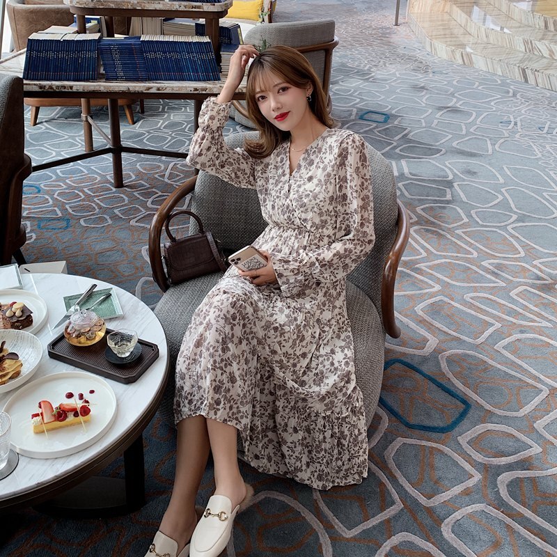 sachin and babi light blue dress One Shoulder Chiffon Long Dresses with Slit for Wedding Guest