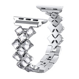 Apple Watch Band Women Diamond Bracelet Stainless Steel strap