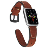New Leather Bracelet for Apple Watch Band 6 SE 5 4 40mm 44mm Belt Wristband Strap for iWatch Bands Series 3 38mm 42mm Watchband