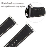 Calfskin Leather Wristband For Apple Watch Band 38mm 42mm Series 5 4 3 2 1 Bracelet strap For iwatch bands 40mm 44mm accessories