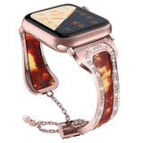 Diamond watch strap for apple watch 38 42 40 44 mm iWatch 5 4 band women Stainless Steel strap apple watch Series 3 2 Bracelet