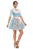 German Bavarian Oktoberfest Costume Ladies Beer Wench Waitress Serving Maid Costume Dirndl Dress