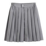 Korean Women High Waist Sexy Mini Skirt School Short Pleated Kawaii Japanese Black Skirt