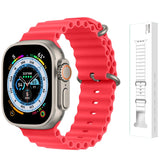 Ocean strap For Apple watch band 45mm 44mm 40mm 41mm 42mm silicone correa bracelet iWatch Ultra serie 7 6 5 3 se