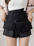 High Waist Women Fashion Korean Style Streetwear All-match Ladies Elegant A-line Short Skirts