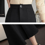 Women High Waist Mermaid Spring Korean Style All-match Black Slim Ladies Elegant Long Skirt