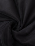 Black 1950s Belted Off Shoulder Lace Dress