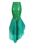 Halloween Costume Mermaid Fish Tail Skirt