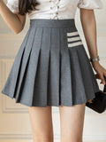 High Waist Mini Pleated Skirts WomenFashion Korean Style All-match Ladies Elegant A-line Short Skirt