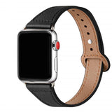 Leather loop strap For Apple watch band 44 mm 40mm iWatch band 42mm 38 mm Slim Genuine Leather watchband bracelet Apple watch 5 4 3 2 1