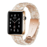 Silk White Resin Band For Apple Watch
