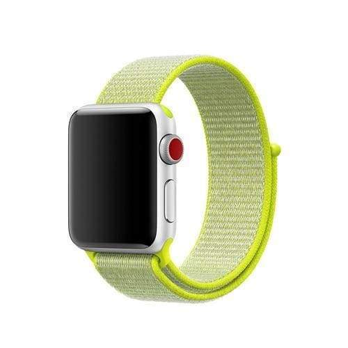 accessories 2  Flash Light / 38mm/40mm Apple Watch band Nylon sport loop strap 44mm/ 40mm/ 42mm/ 38mm iWatch Series 1 2 3 4 bracelet hook-and-loop wrist watchband accessories - US fast shipping